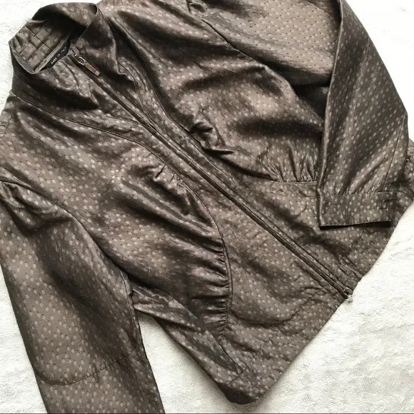 Giorgio Armani Jacquard Zipper Jacket Blazer - Picture 1 of 8